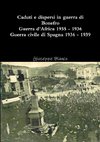 Caduti e dispersi in guerra di Bonefro -  Guerra d'Africa 1935-1936 Guera civile di Spagna 1936-1939