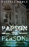 PARSON TO PERSON