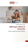 Mélanges offerts à Kabondo