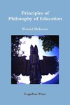 Principles of Philosophy of Education