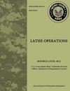 Lathe Operations - U.S. Army Repair Shop Technician Warrant Officer Advanced Correspondence Course