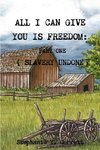 All I can Give You Is Freedom; Part One  ( Slavery Undone )