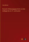 Deutsche Verfassungsgeschichte von den Anfängen bis ins 15. Jahrhundert