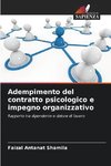 Adempimento del contratto psicologico e impegno organizzativo