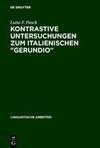 Kontrastive Untersuchungen zum italienischen 