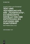 Text und Textgeschichte des 