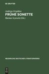 Frühe Sonette