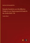 Deutsche Geschichte vom Westfälischen Frieden bis zum Regierungsantritt Friedrichs des Großen1648-1740