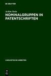 Nominalgruppen in Patentschriften