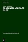 Probensprache der Oper