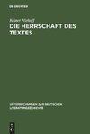 Die Herrschaft des Textes