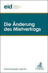 Die Änderung des Mietvertrags