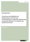 Vertiefung sprachdidaktischer Kompetenzen. Entwurf einer Unterrichtsreihe zur Sprachsensibilisierung entlang des Kontrasts von Sprache am Beispiel Rotwelsch