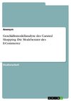 Geschäftsmodellanalyse des Curated Shopping. Die Modeberater des E-Commerce