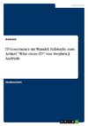 IT-Governance im Wandel. Fallstudie zum Artikel 