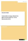 Optionsbewertung anhand des Black-Scholes-Merton- sowie Binomialmodells