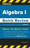 CliffsNotes Algebra I