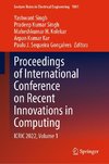 Proceedings of International Conference on Recent Innovations in Computing