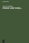 Fehde und Duell