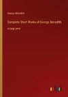 Complete Short Works of George Meredith