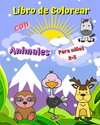 Libro para Colorear con Animales para niños 2-5