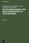 Entscheidungen des Reichsgerichts in Zivilsachen, Band 26, Entscheidungen des Reichsgerichts in Zivilsachen Band 26