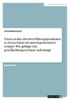 Frauen in den obersten Führungspositionen in Deutschland als unterrepräsentierte Gruppe. Wie gelingt eine geschlechtergerechtere Aufteilung?