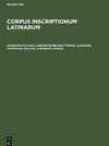 Corpus inscriptionum Latinarum, Voluminis 10, pars 2, Inscriptiones Bruttiorum, Lucaniae, Campaniae, Siciliae, Sardiniae Latinae