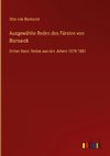 Ausgewählte Reden des Fürsten von Bismarck