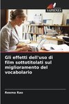 Gli effetti dell'uso di film sottotitolati sul miglioramento del vocabolario