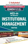 MES-44 Institutional Management