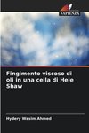 Fingimento viscoso di oli in una cella di Hele Shaw