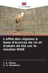 L'effet des régimes à base d'écorces de riz et d'abats de blé sur le mouton WAD