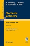 Baddeley, A: Stochastic Geometry