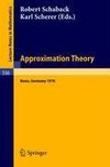 Approximation Theory