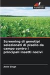 Screening di genotipi selezionati di pisello da campo contro i principali insetti nocivi