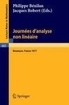 Journees d'Analyse Non Lineaire