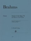 Brahms, Johannes - Violinsonate G-dur op. 78