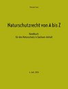 Naturschutzrecht von A bis Z