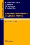 Romanian-Finnish Seminar on Complex Analysis