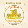 Dragons Love Taco Tuesday Coloring Book