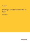 Einleitung in die traditionellen Schriften der Parsen