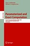 Parameterized and Exact Computation