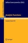 Analytic Functions. Kozubnik 1979