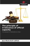 The principle of irrelevance of official capacity