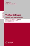 Verified Software. Theories, Tools and Experiments.