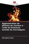 Agglomération de déchets de charbon à l'aide de biomasse humide de microalgues