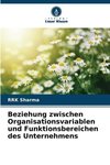 Beziehung zwischen Organisationsvariablen und Funktionsbereichen des Unternehmens