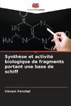 Synthèse et activité biologique de fragments portant une base de schiff