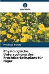 Physiologische Untersuchung des Fruchtbarkeitsplans für Niger